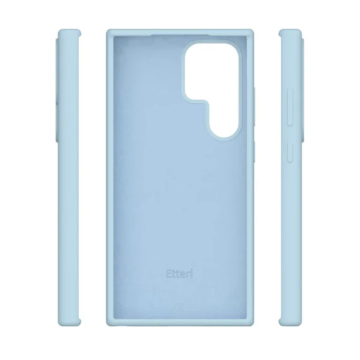 Samsung Galaxy S25 Ultra tok, Etteri szilikon világoskék tok - 11