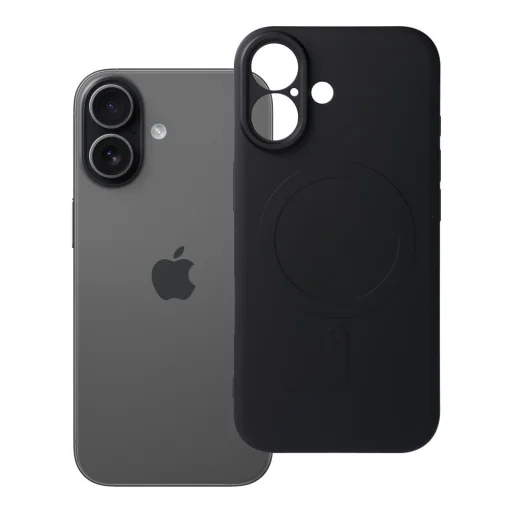 iPhone 17 silikónový magnetický kryt čierny - 10