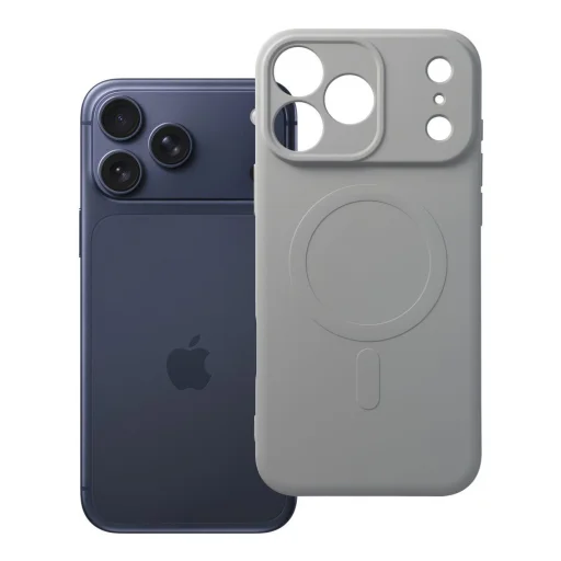 iPhone 17 Pro Max puzdro - silikónové puzdro kompatibilné s MagSafe, titán - 4
