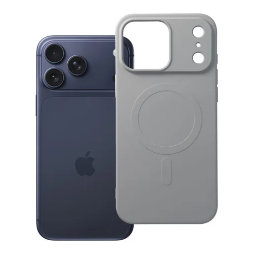 iPhone 17 Pro Max puzdro Silikónové Mag Cover (veľký otvor), čierne - 4