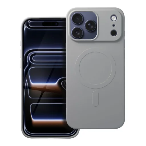 iPhone 17 Pro Max tok Szilikon Mag Cover (nagy lyuk), fekete - 4