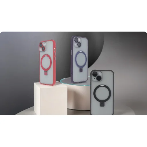 iPhone 13 6,1" Ring Secure Mag piros tok - 5