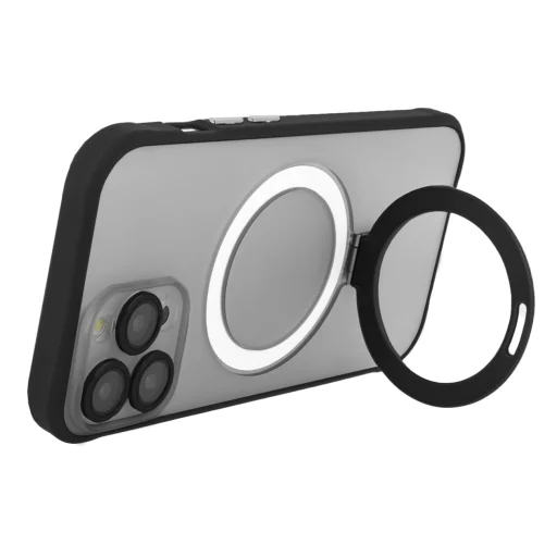 iPhone 13 6,1" Ring Secure Mag fekete tok - 3