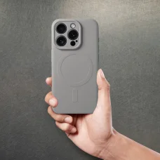 Samsung Galaxy A27 silikónové puzdro kompatibilné s MagSafe, titánovo šedé
