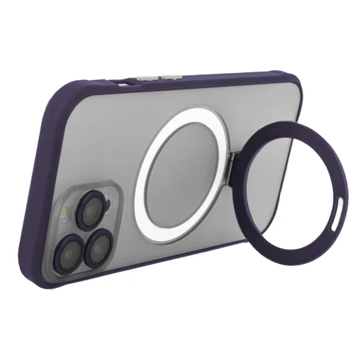 iPhone 15 Plus tok Ring Secure Mag ibolya tok - 3