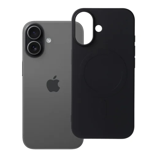 iPhone 17 silikónové magnetické puzdro čierne - 10
