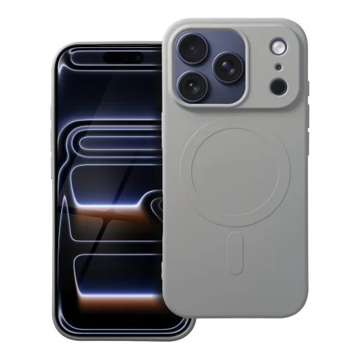 iPhone 17 Pro szilikon tok (nagy lyuk) fekete - 4