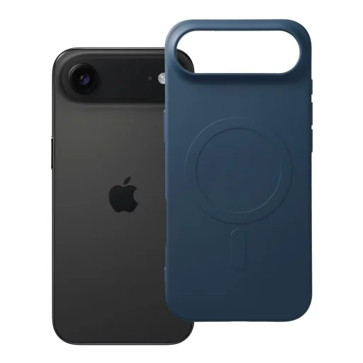 iPhone 17 Air puzdro, silikónové MagSafe kompatibilné puzdro (veľký výrez), čierne - 10