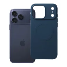 Silikónové MagSafe puzdro pre iPhone 17 Pro Max / 18 Pro Max, tmavomodré