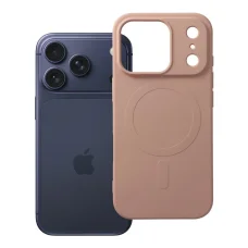 Silicone Mag Cover MagSafe tok iPhone 17 Pro / 18 Pro készülékhez, rózsaszín