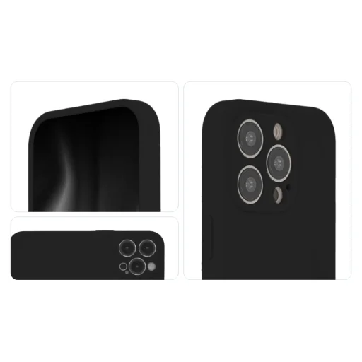 Soft Touch Mag tok iPhone 15 Pro Max 6,7" fekete tok - 3