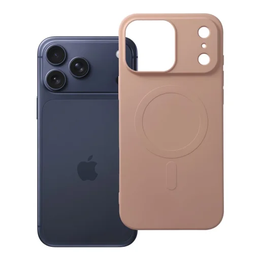 Puzdro na iPhone 17 Pro Max - silikónové magnetické puzdro (s veľkým otvorom) ružové - 10