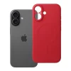 Silikónové magnetické puzdro pre iPhone 17 červené thumbnail