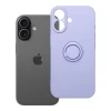 iPhone 17 silikónové puzdro s prsteňom fialové puzdro thumbnail