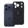 iPhone 17 Pro szilikon gyűrűs tok fekete thumbnail