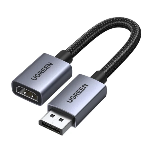 UGREEN DP133 DisplayPort-HDMI kábel, 4K, 20 cm - 1