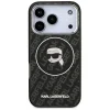 iPhone 17 Pro Max Karl Lagerfeld IML Karl Head Logó MagSafe fekete tok - 3