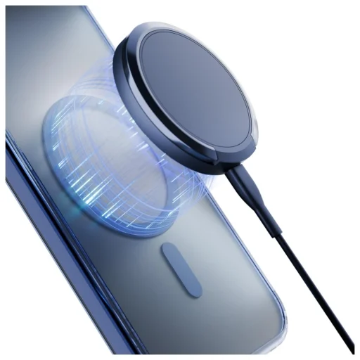 iPhone 17 Pro tok 3MK Frosty MagCase kék tok - 7