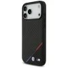 iPhone 17 Pro Max BMW M Carbon Tricolor Line MagSafe fekete tok thumbnail