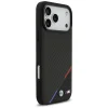 iPhone 17 Pro Max BMW M Carbon Tricolor Line MagSafe fekete tok thumbnail