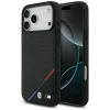 iPhone 17 Pro Max BMW M Carbon Tricolor Line MagSafe fekete tok thumbnail