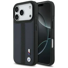 iPhone 17 Pro BMW M Perforated Stripe Logo MagSafe tok tengerészkék