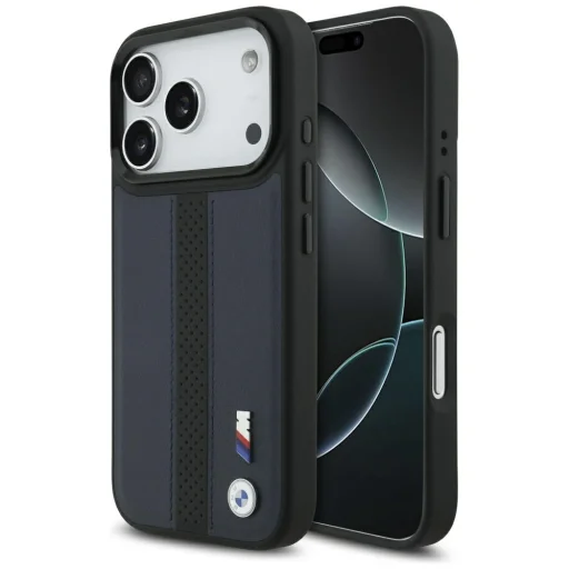 iPhone 17 Pro BMW M Perforated Stripe Logo MagSafe tok tengerészkék - 1