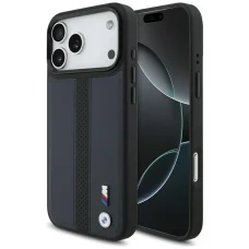 iPhone 17 Pro Max BMW M Perforated Stripe Logo MagSafe tok tengerészkék