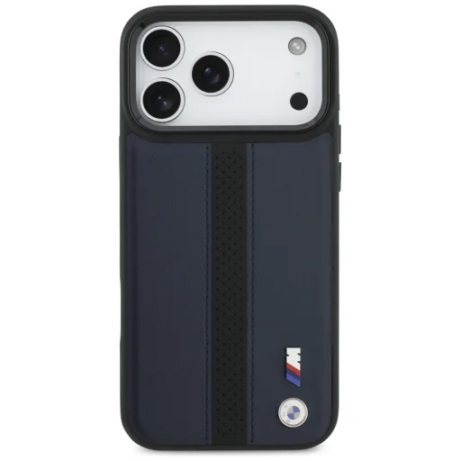 iPhone 17 Pro Max BMW M Perforated Stripe Logo MagSafe tok tengerészkék - 3