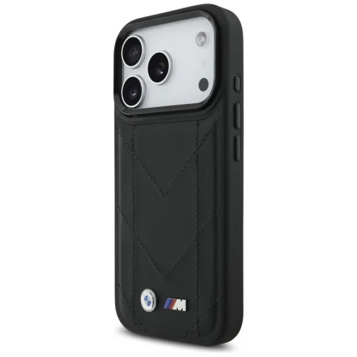 iPhone 17 Pro BMW M Quilted Logo MagSafe fekete tok - 2