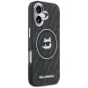 iPhone 17 Karl Lagerfeld IML Choupette Head Logo MagSafe fekete tok - 4