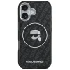 iPhone 17 Karl Lagerfeld IML Karl Head Logo MagSafe tok fekete - 3