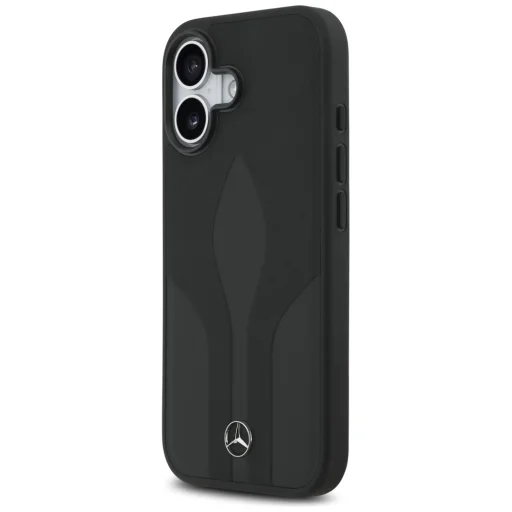 iPhone 17 Mercedes bőr The Move MagSafe tok fekete - 2