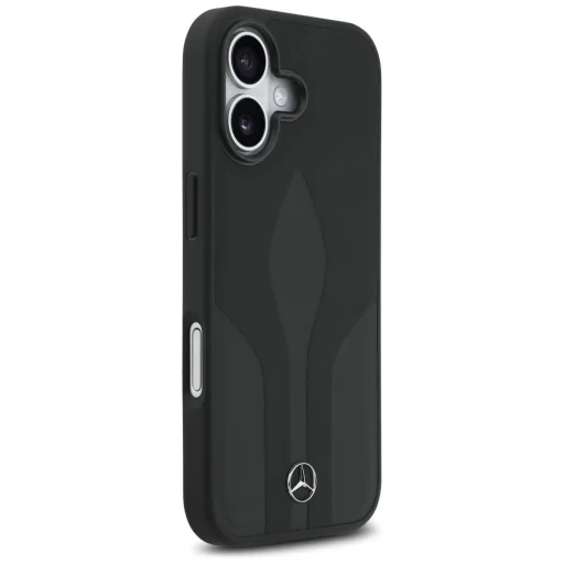 iPhone 17 Mercedes bőr The Move MagSafe tok fekete - 4