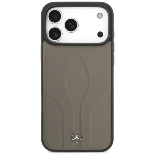 iPhone 17 Pro Max Mercedes bőrtok The Move MagSafe tok taupe - 3