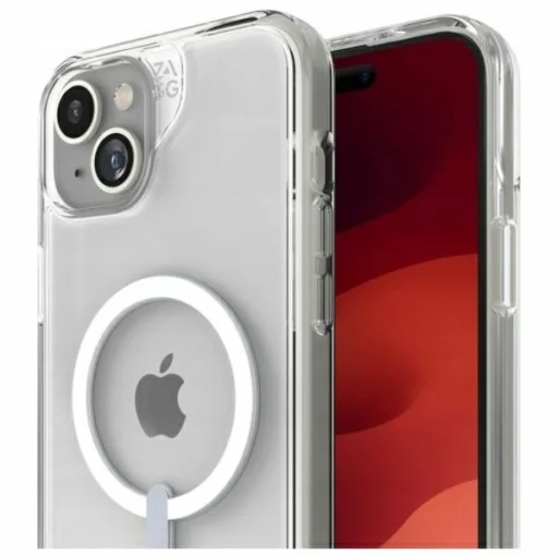iPhone 15 Plus ZAGG Crystal Palace Snap Kitámasztós MagSafe tok átlátszó - 2