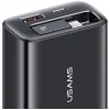 USAMS Xiang Sorozat CC296 30W 1xUSB-C 1xUSB-A + USB-C kábel fehér thumbnail