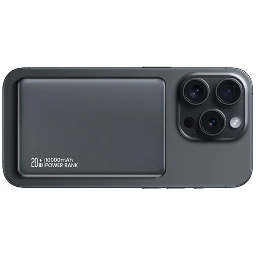 Powerbank USAMS CY Series CD242 10000mAh 20W Mágneses Vezeték nélküli titánium - 4