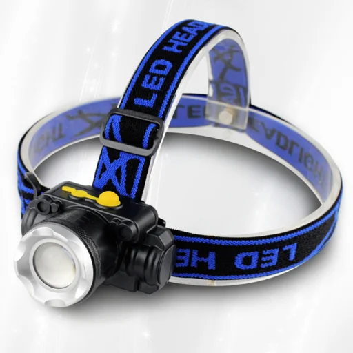 Fekete Head Lamp Techsuit HL-A-05 - Zseblámpa Li-Ion akkumulátorral, Highlight LED T6 - 3