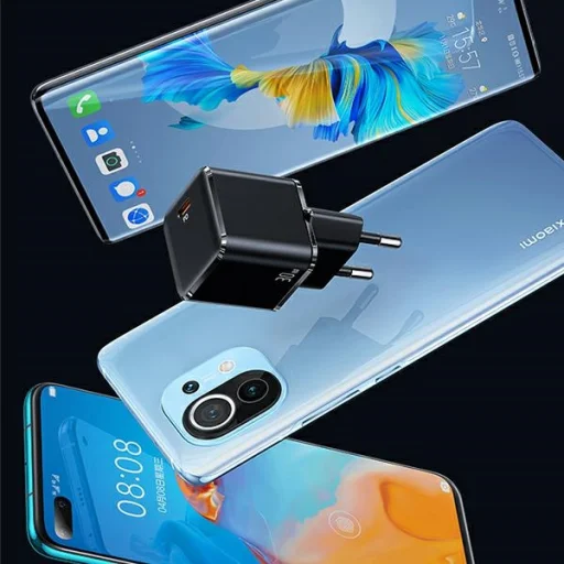 USAMS Falitöltő 1xUSB-C T45 mini 30W (csak fej) PD3.0 Gyors Töltés fekete CC148TC01 (US-CC14) - 10