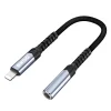 BWOO audio adapter cable BZ48 aux 3,5 mm to lightning black thumbnail