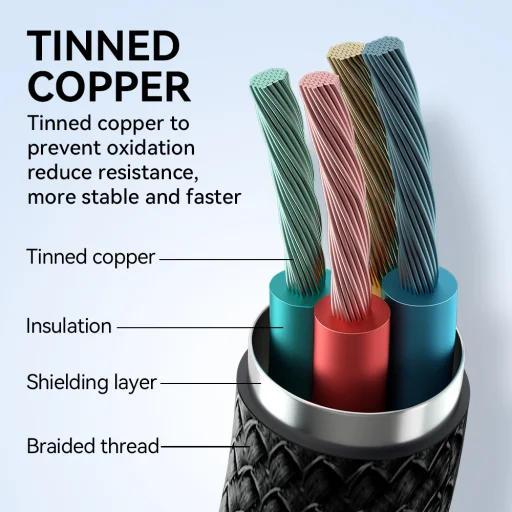 BWOO audio adapter cable BZ48 aux 3,5 mm to lightning black - 11