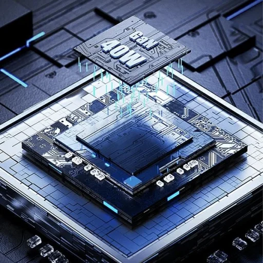 USAMS fali töltő 2xUSB-C T54 GaN 40W (csak fej) PD Gyors Töltés fehér CC172TC02 (US-CC172) - 7