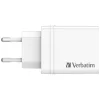 Verbatim 30W Fali Töltő 3xUSB-A/USB-C PD 3.0 CHR-30EU2 fehér thumbnail