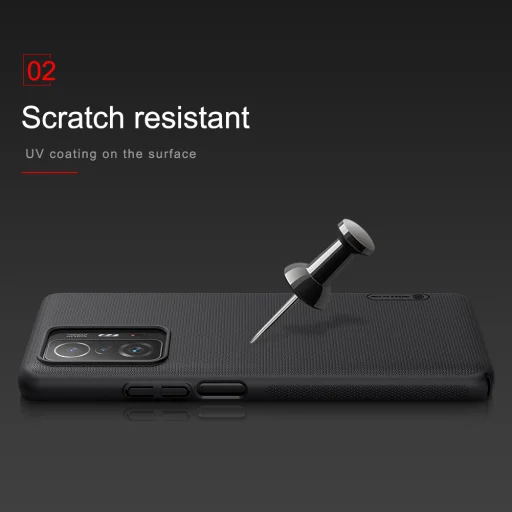 Nillkin Super Frosted Back Cover for Xiaomi 11T/11T Pro Black - 4