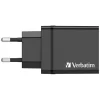 Verbatim 30W fali töltő 3xUSB-A/USB-C PD 3.0 CHR-30EU2 fekete 49700 - 3