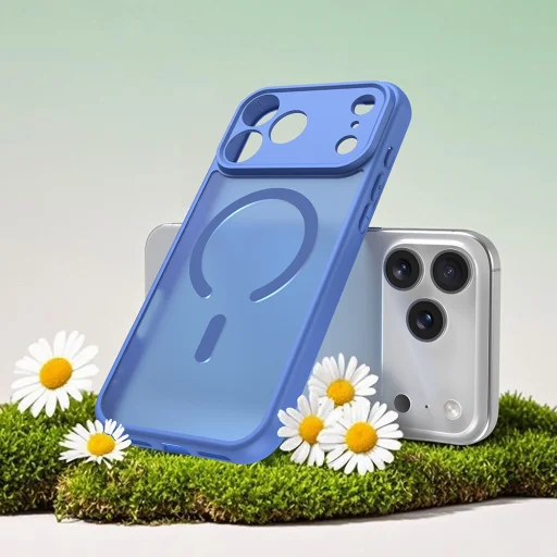 Apple iPhone 17 Pro Sky Blue Techsuit HaloFrost II MagSafe tok - 5