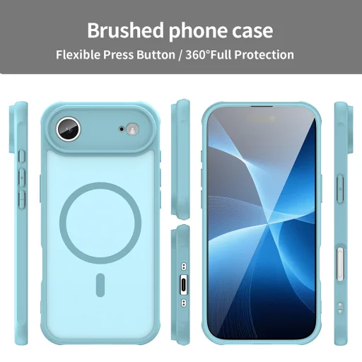 iPhone 17 Air Mint Green Techsuit - HaloFrost II MagSafe tok - 7