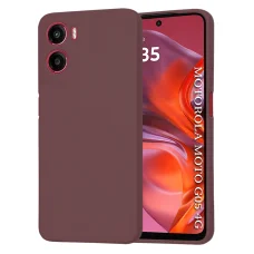 Motorola Moto G05 / E15 Techsuit - SoftFlex - Plum Red tok