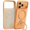 iPhone 17 Pro Max Torras - QPRO Silicone Series - Narancssárga tok thumbnail